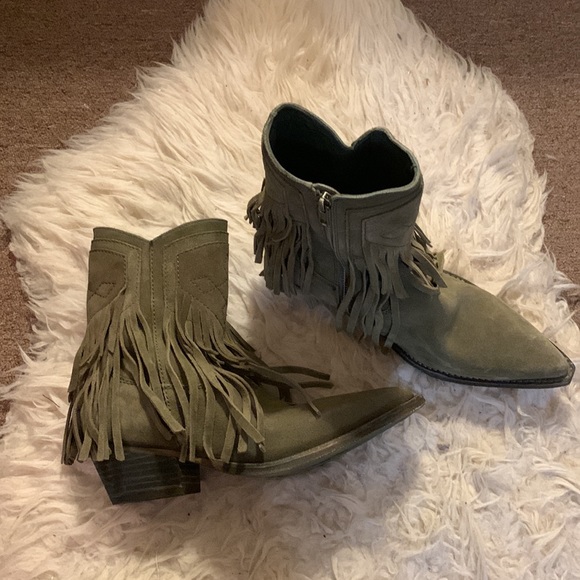 Free People Lawless Fringe Western Boots - Picture 8 of 15